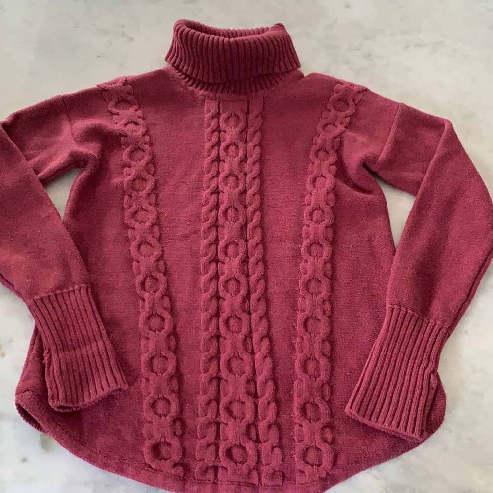 L.L. Bean Women's Cowl Neck Sweater - Rich Burgundy